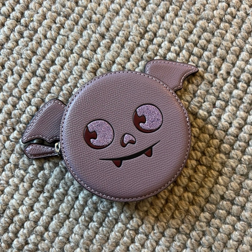 Coach Lilac Bat Kids Coin Bag